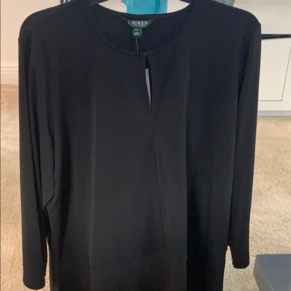 MUST HAVE NEW LAUREN RALPH BLACK TUNIC